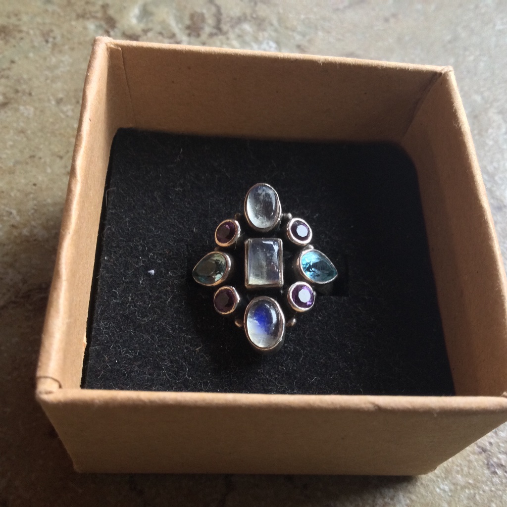 Nicky Butler Sterling Silver Ring Size 55 70$